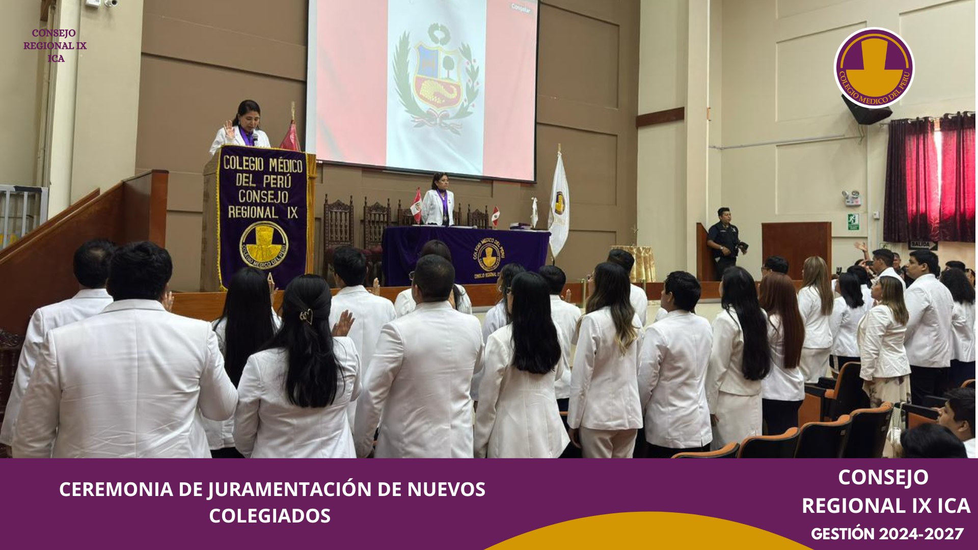 Ceremonia de Juramentación de Médicos Colegiados