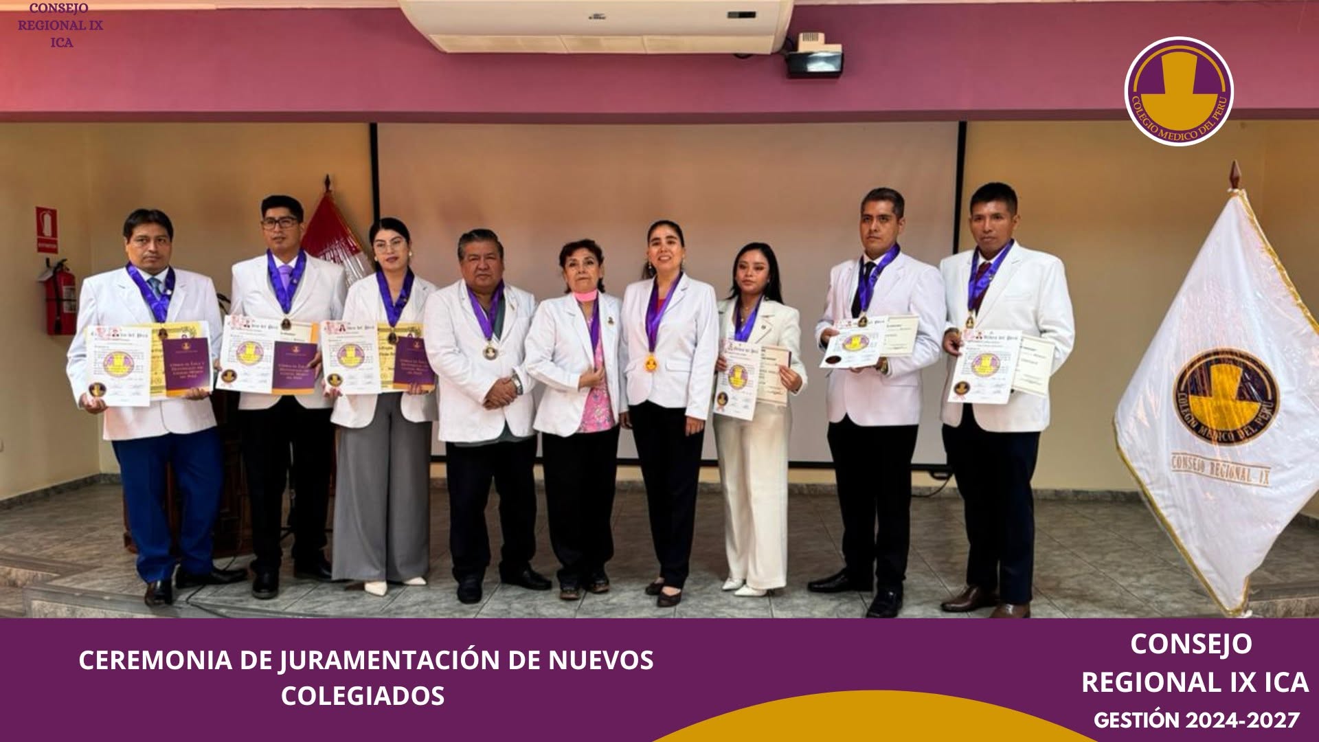 Ceremonia de Juramentación de Médicos Colegiados