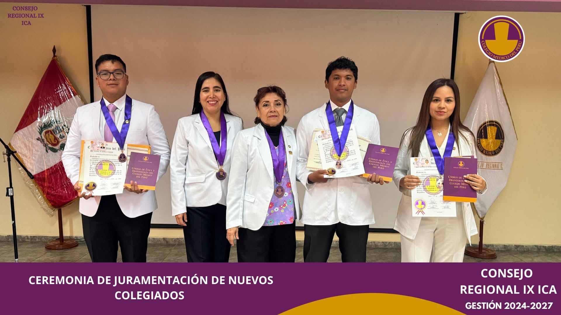 Ceremonia de Juramentación de Médicos Colegiados