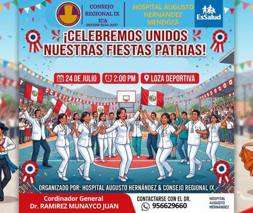 CELEBREMOS UNIDOS NUESTRAS FIESTAS PATRIAS