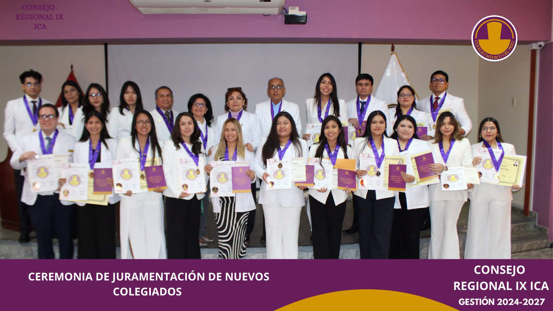 Ceremonia de Juramentación de Médicos Colegiados
