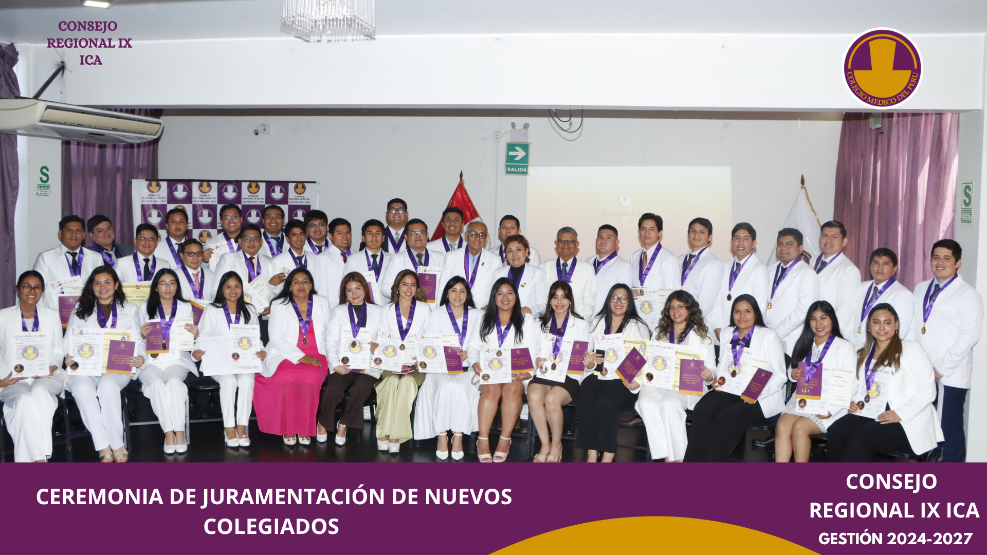 Ceremonia de Juramentación de Médicos Colegiados