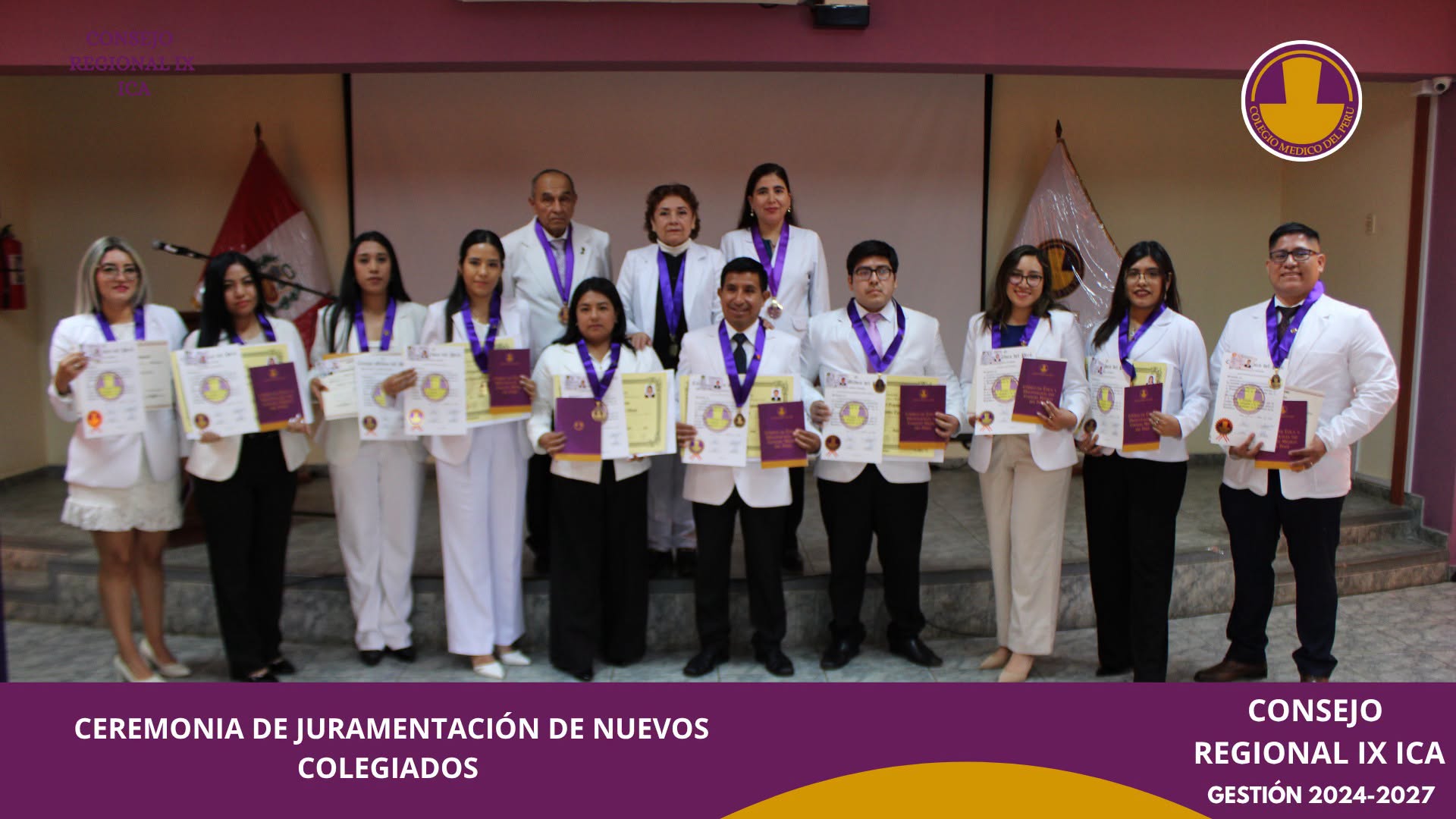 Ceremonia de Juramentación de Médicos Colegiados